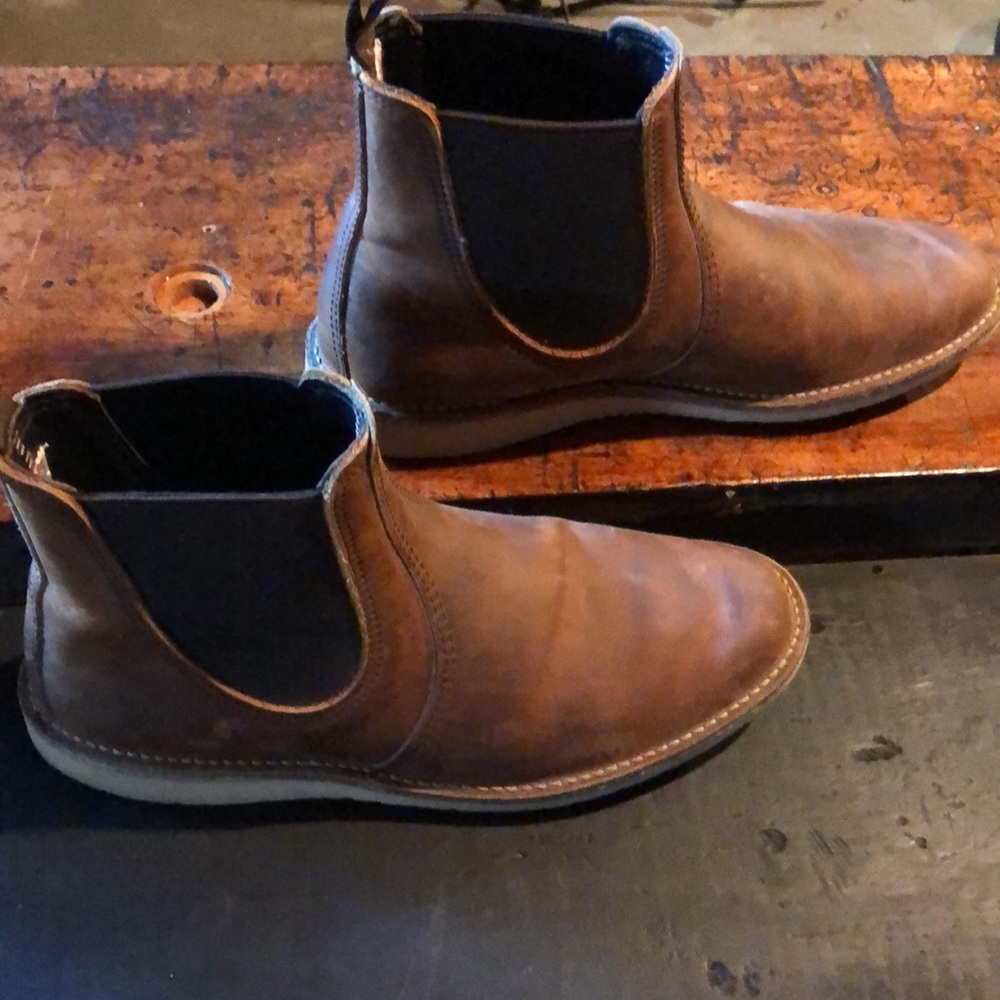 Redwing leather boots, size 9